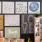 Always Try To Keep Art Print - Grey Wood