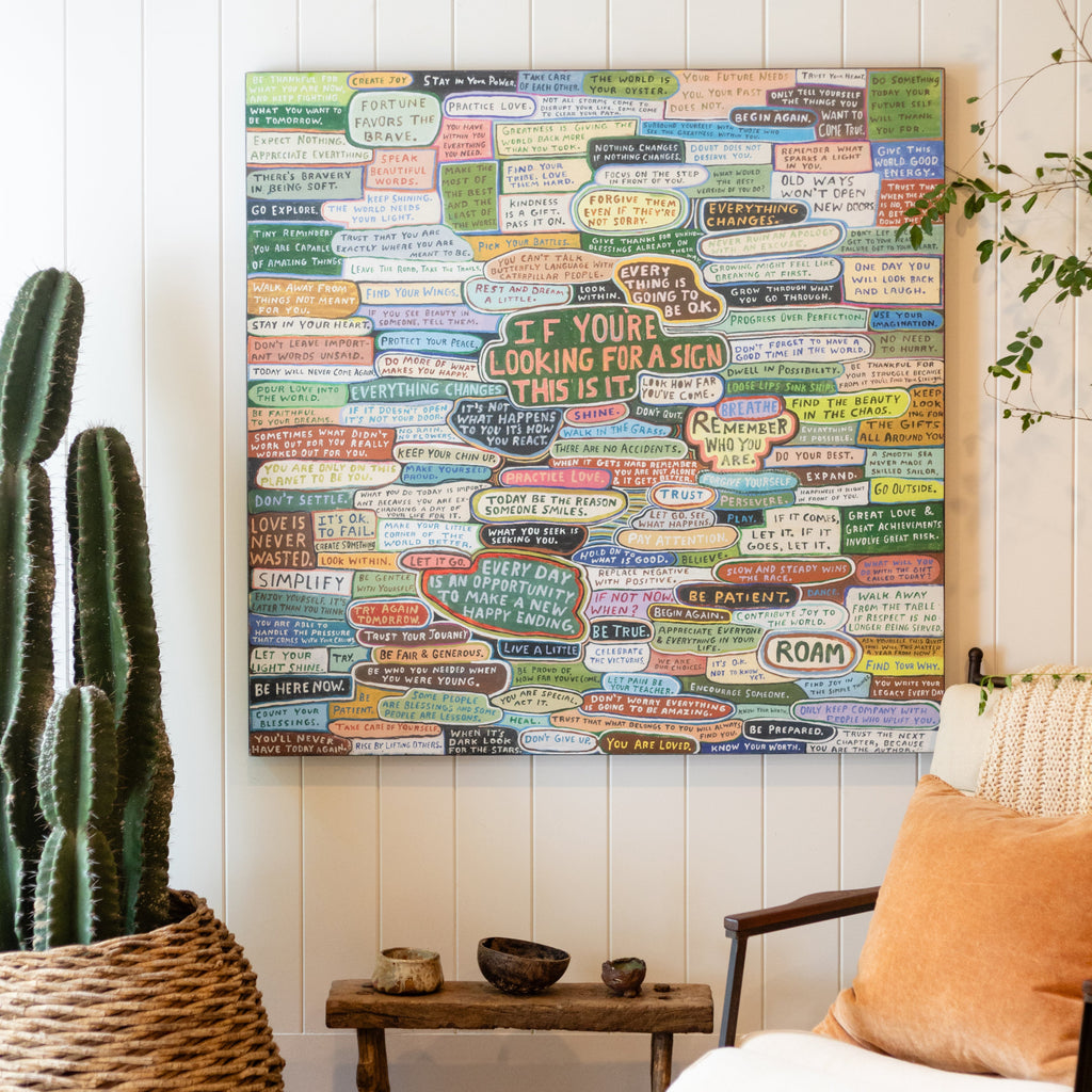 If You Are Looking For A Sign Art Print - Gallery Wrap
