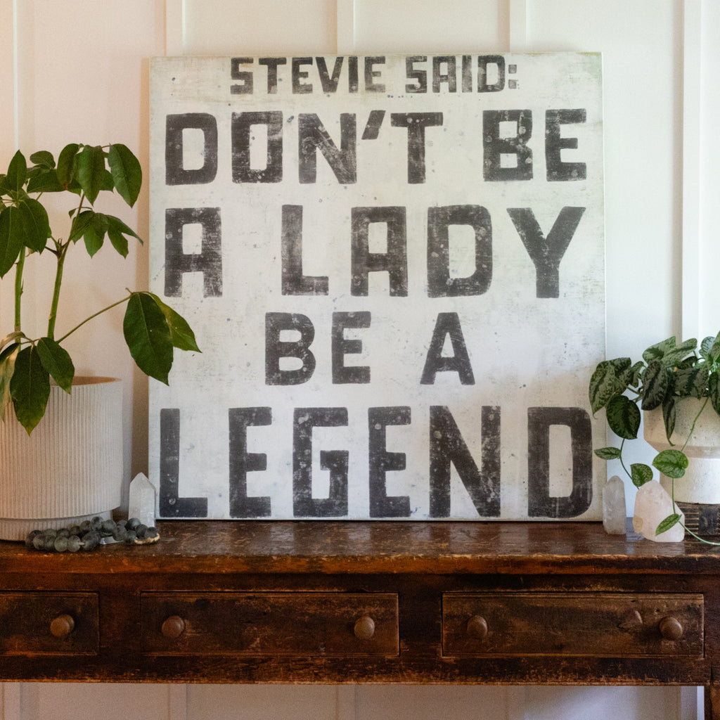 Stevie Said Art Print - Gallery Wrap