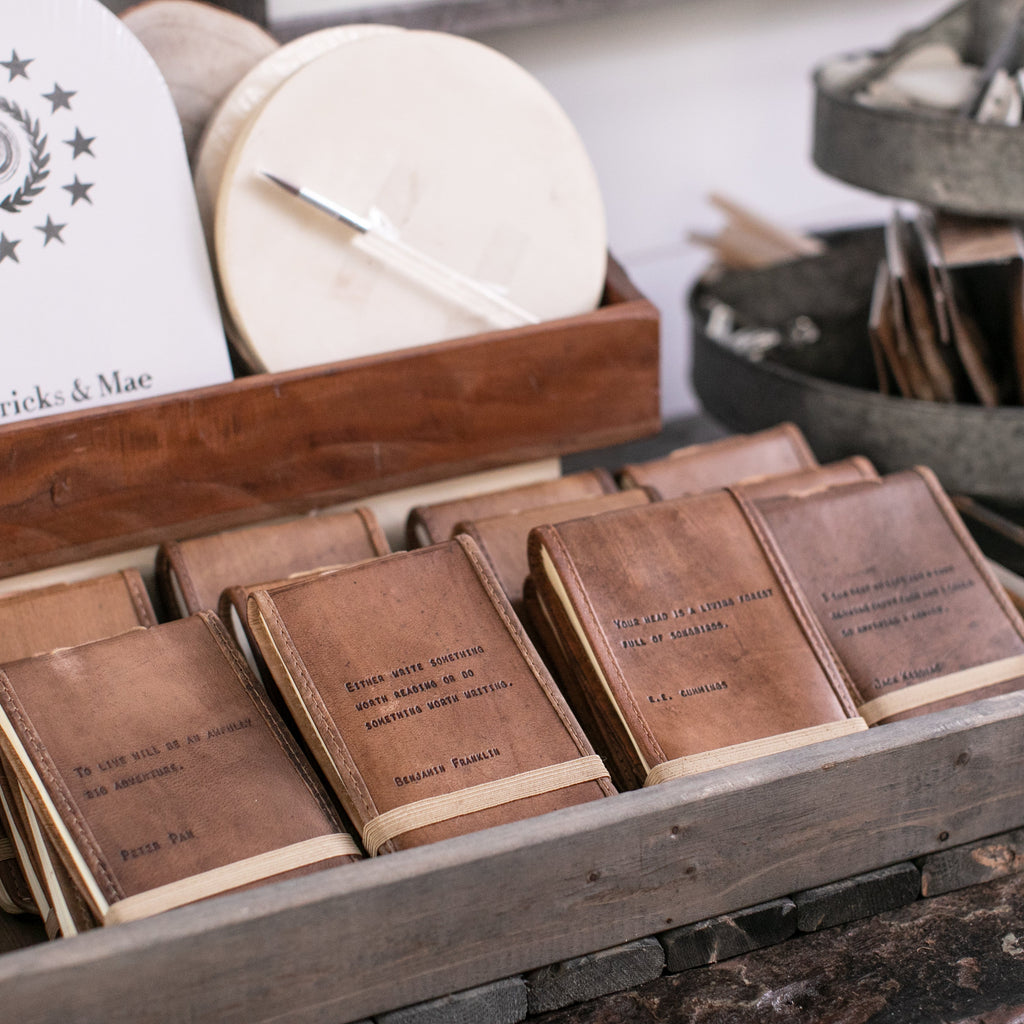 Big Adventure Mini Signature Leather Journal - Maple