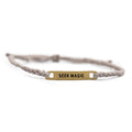 ***Brass Seek Magic Braided Bracelet - Lilac