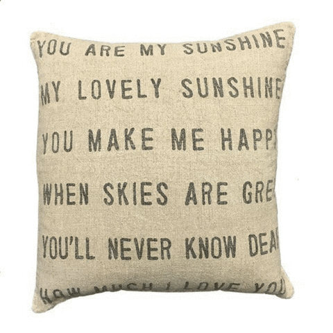 You Are My Sunshine Pillow 24x24