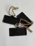 Metal Hanging Chalkboard Sign 1.25x2.5