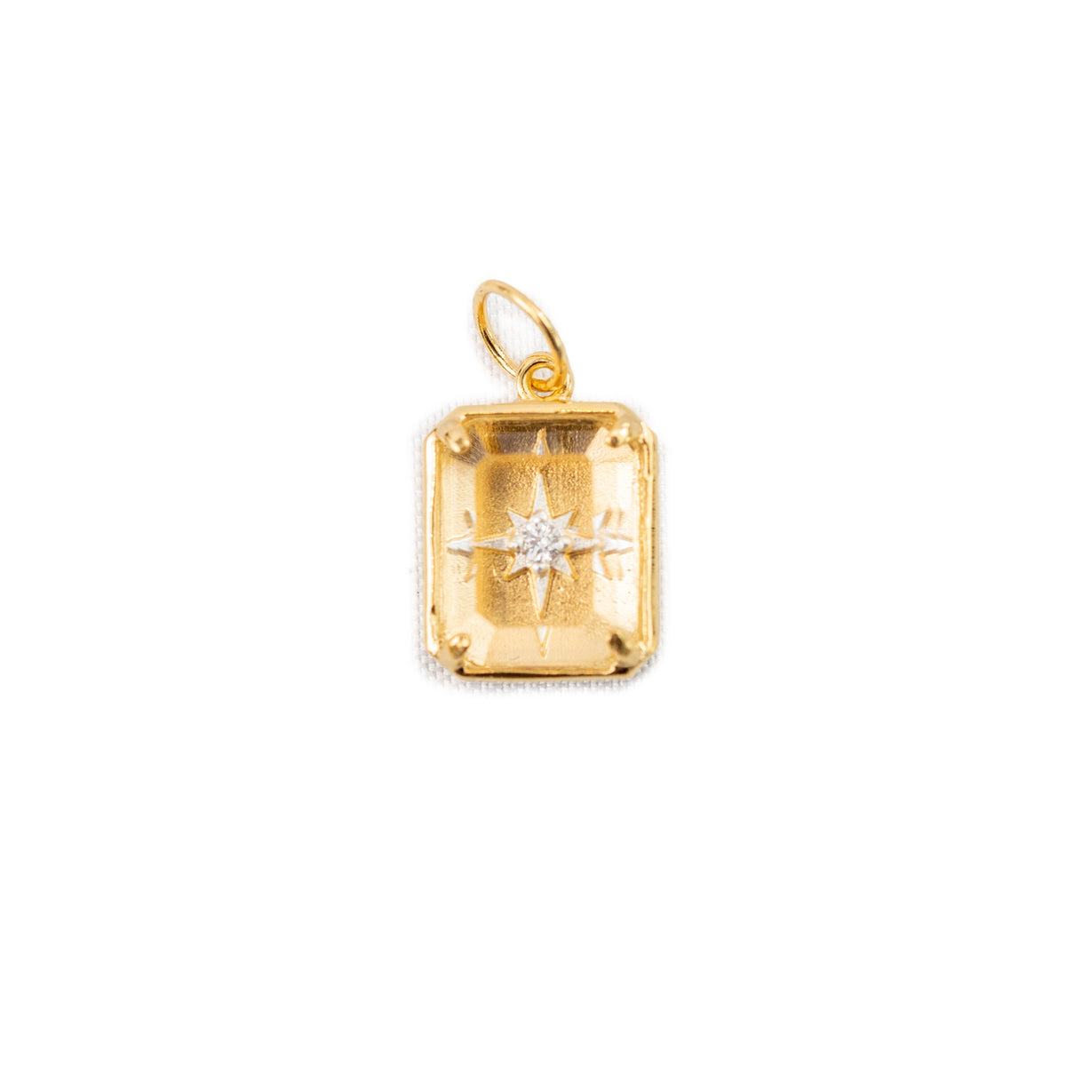 ***Glass Starburst Charm