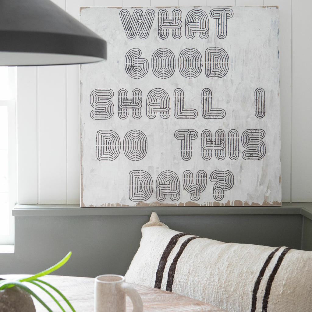 What Good Shall I Do Art Print - Gallery Wrap