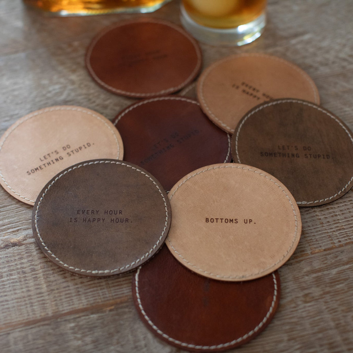 Leather Coasters