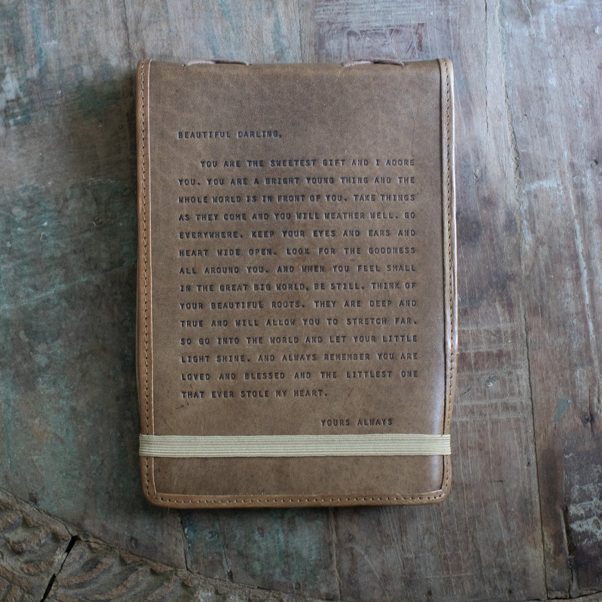 ***Letter for Sophie Signature Leather Journal - Maple