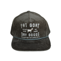 Fat Goat Corduroy Trucker Hat- Smoke