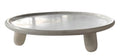 Marble Cake Stand w/ Marble Legs - White 13.75"Dia