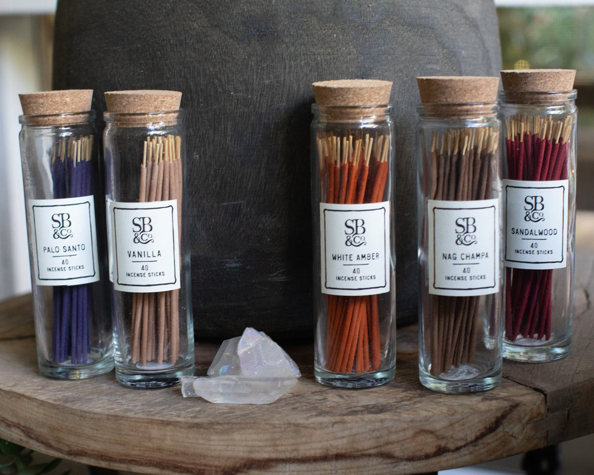 Incense in Glass Jar