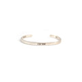 ***Stay True Silver Cuff