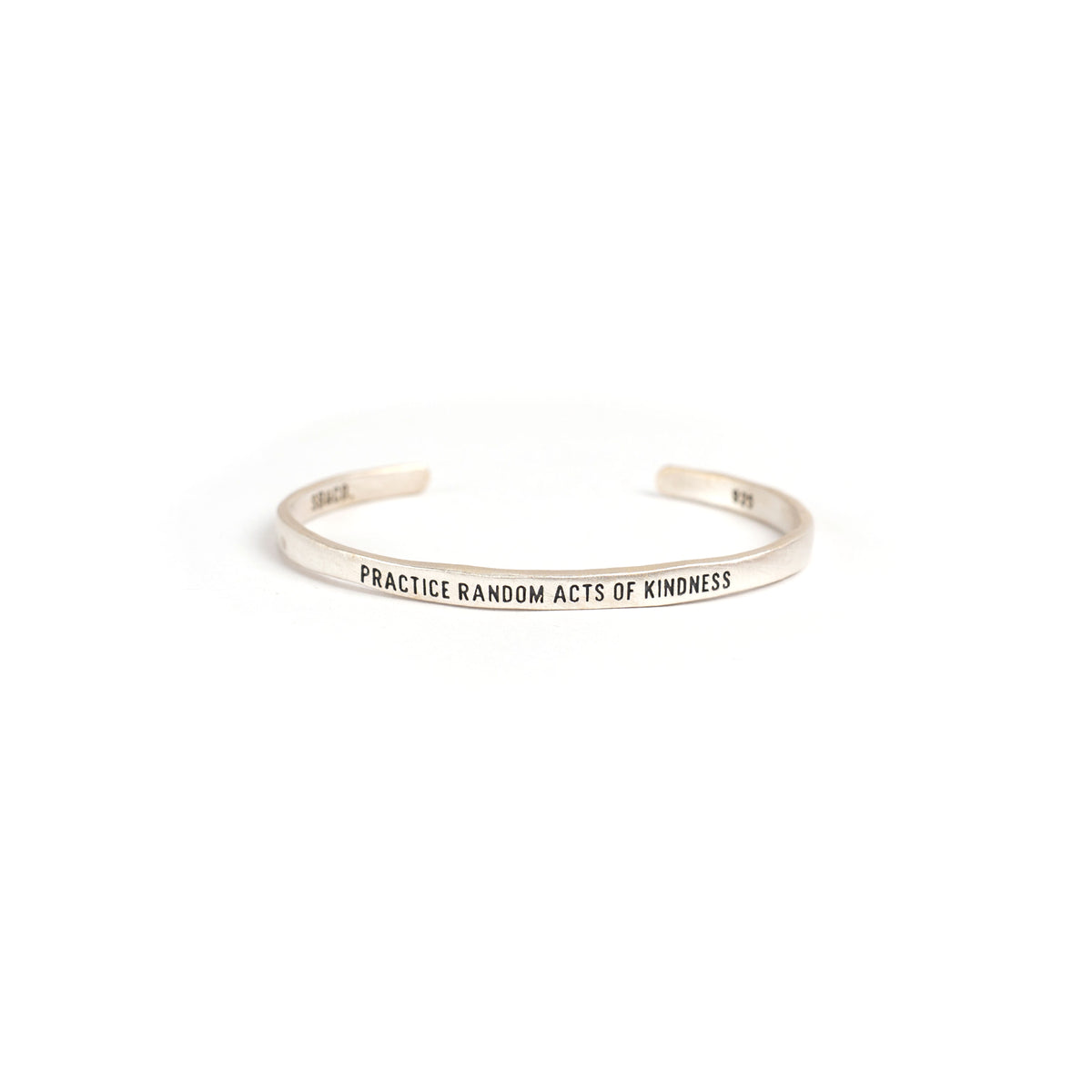 ***Practice Random Acts Silver Cuff