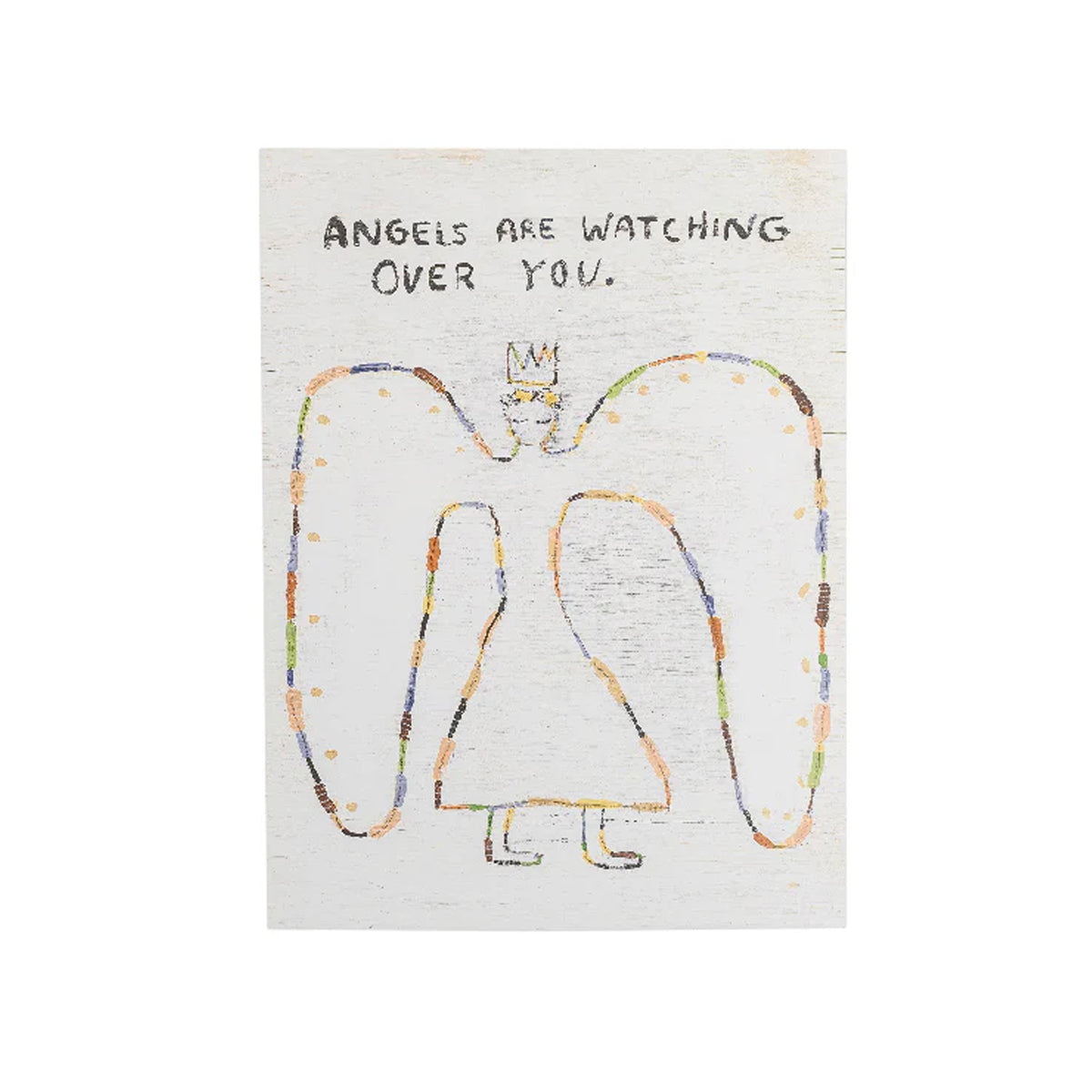 Angels Are Watching Art Poster - 12x16