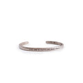 ***Live And Be Happy Silver Cuff