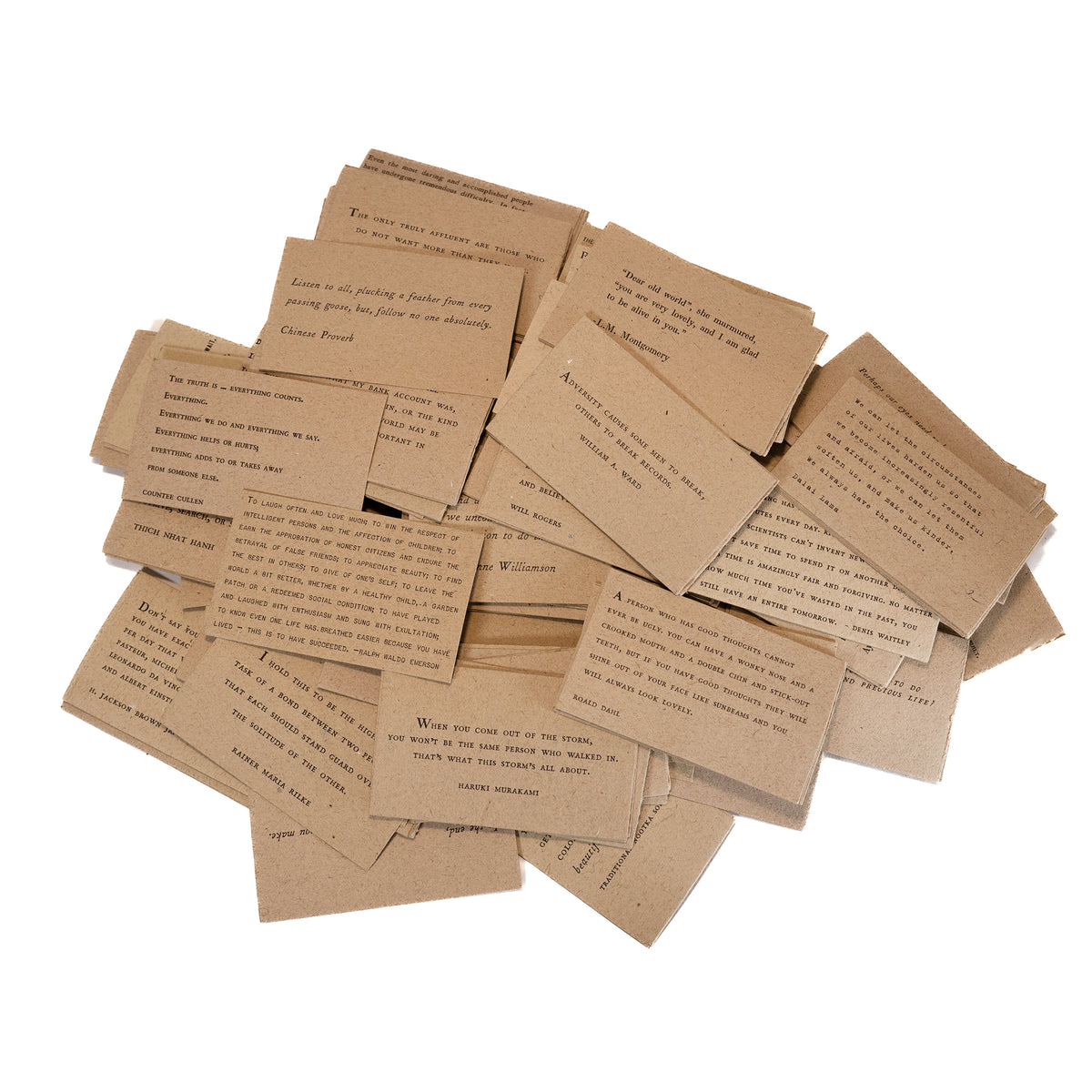 Top 50 Gathered Thoughts Paper