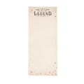 Be A Legend Skinny Notepad