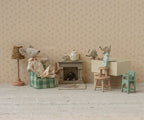 TWINS, BABY MICE IN MATCHBOX ,