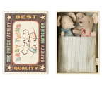 TWINS, BABY MICE IN MATCHBOX ,
