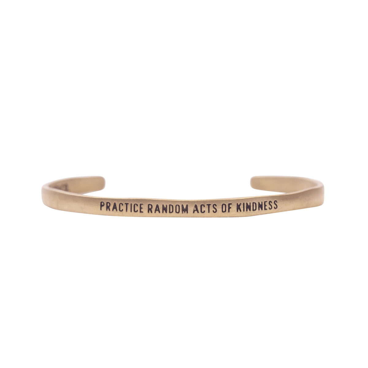 ***Practice Random Acts Brass Cuff