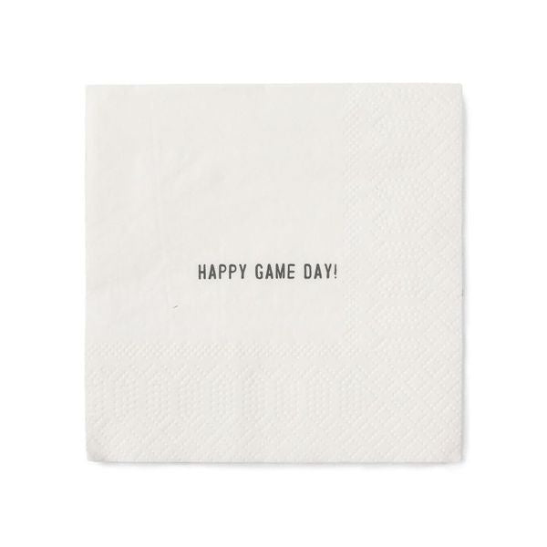***Happy Game Day Cocktail Napkins