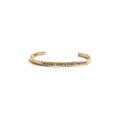 I Am Divinely Guided Brass Cuff