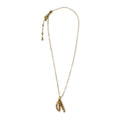 ***To The Moon And Back Necklace - Brass 16"