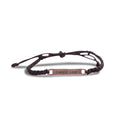 ***Silver Choose Love Braided Bracelet - Adjustable