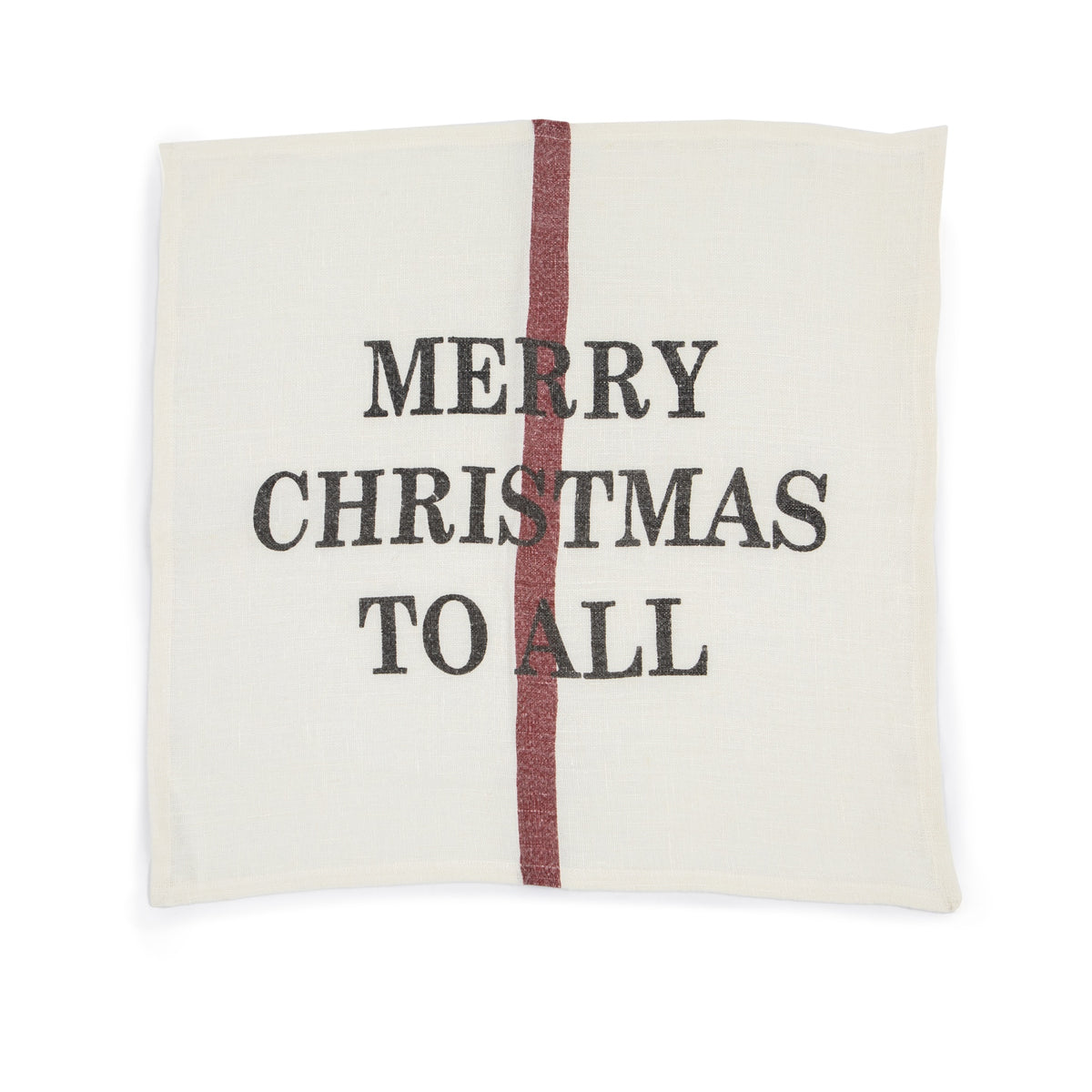 Merry Christmas Linen Napkin / Dishtowel