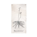 ***Deep In Their Roots Botanical Hand Painted Wall Tarp 32x63