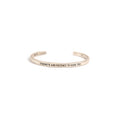 ***Strength And Patience Silver Cuff