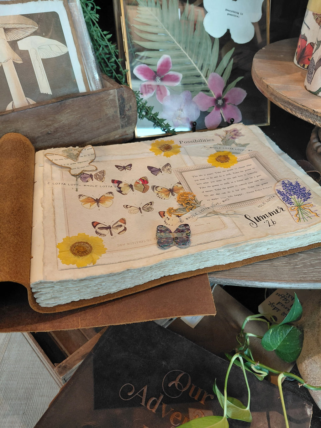 Happily Ever After Leather Story Keeper 14x10 - Fawn