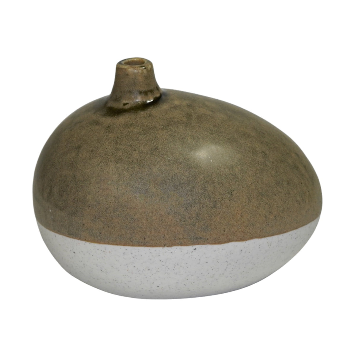 Two-Toned Speckled Ceramic Single Pod Planter