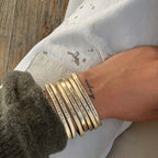 Stay Golden Brass Cuff