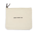 Cream Canvas Zip Bag