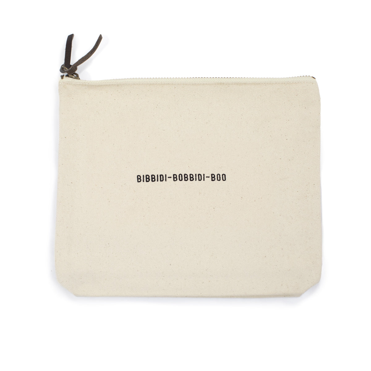 Cream Canvas Zip Bag