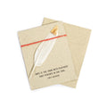Hope Is The Thing Feather Card