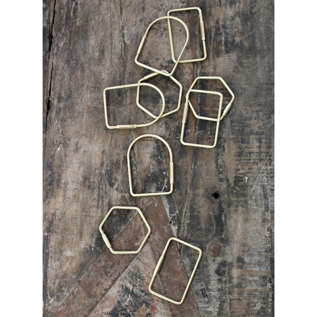 Hexagon Brass Carabiner