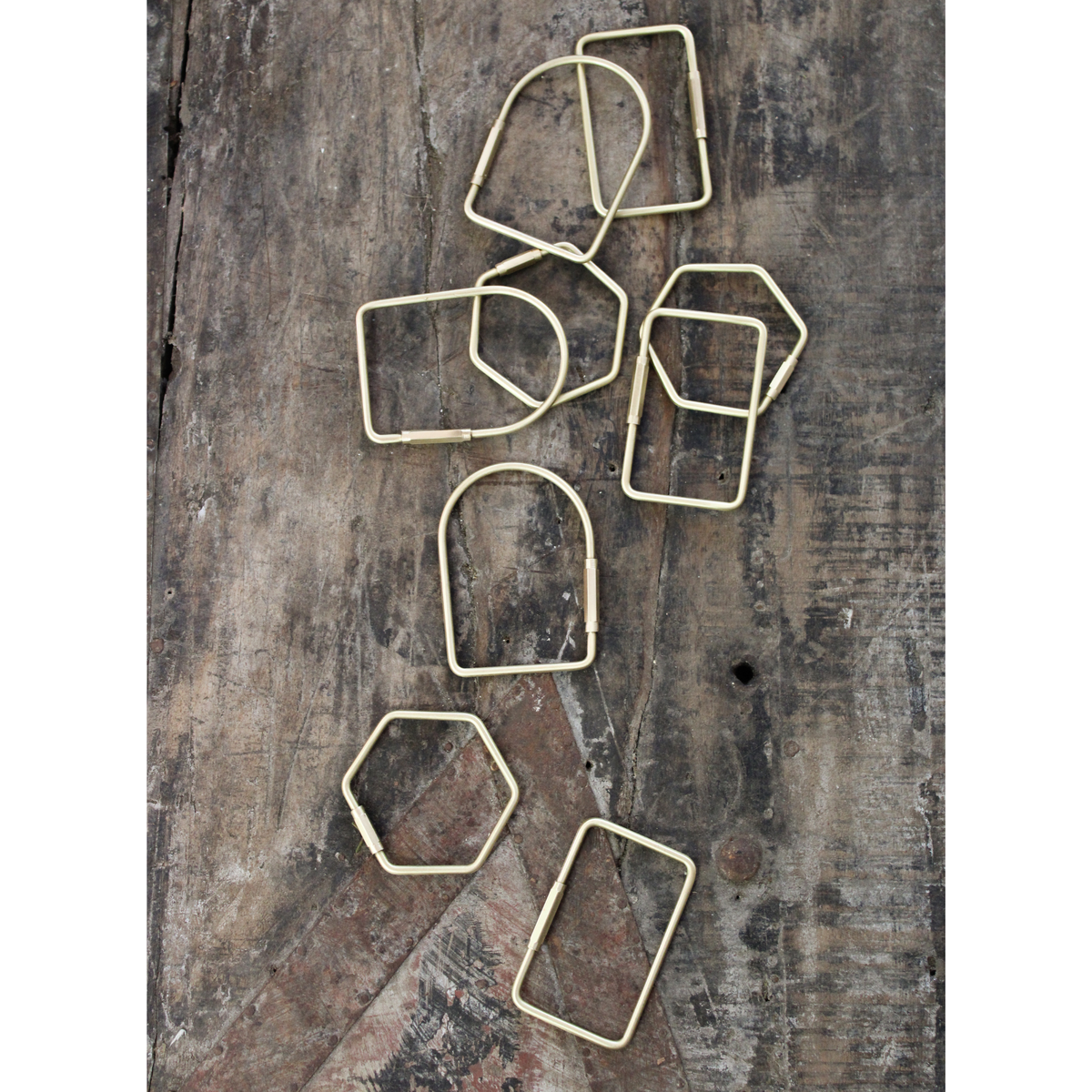 Rectangular Brass Carabiner
