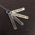 ***Keep Shining Silver Necklace - 22"