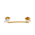 ***Double Marquise Chain Studs