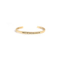 Angels Are Watching Brass Cuff