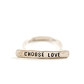 ***Choose Love Bar Ring