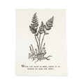 ***When The Root Is Deep Botanical Handmade Paper Print - 12x16