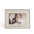 I Will Think Of You Zinc Linen Frame 6x4