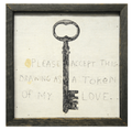 Please Accept This Art Print - Grey Wood