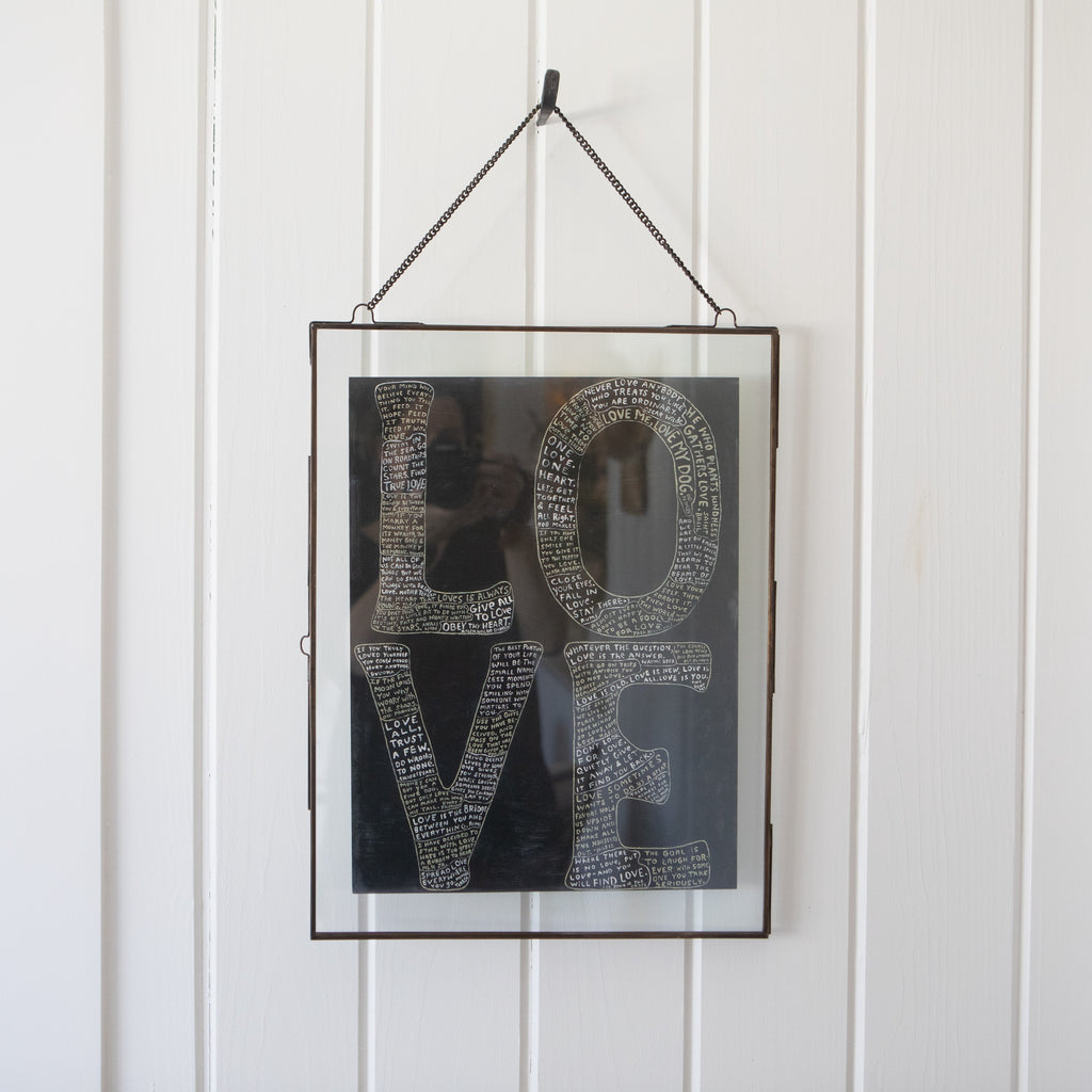 L-O-V-E Art Poster - 12x16