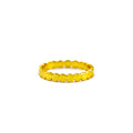 ***Gold Plated Scalloped Ring - Size
