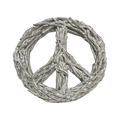 ***Peace Sign XLarge Driftwood - Whitewash - 30x30