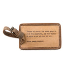 Leather Luggage Tags
