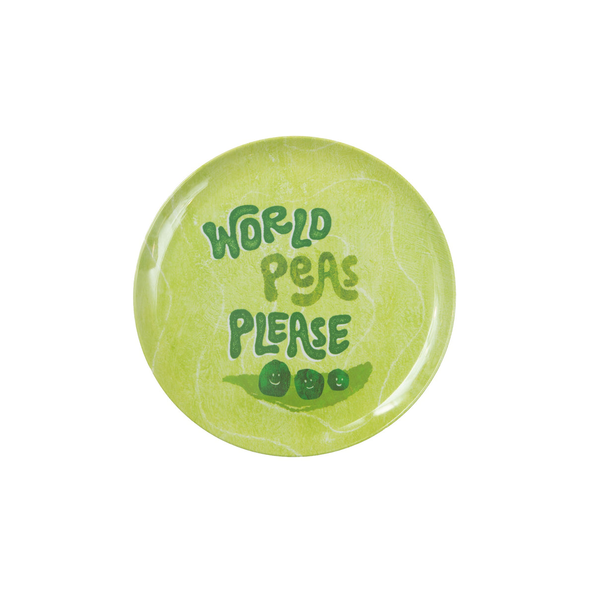 World Peas Please Melamine Plate